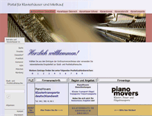 Tablet Screenshot of pianohaus24.com